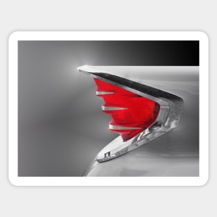 US American classic car 1960 Fire flite tail fin abstract Sticker